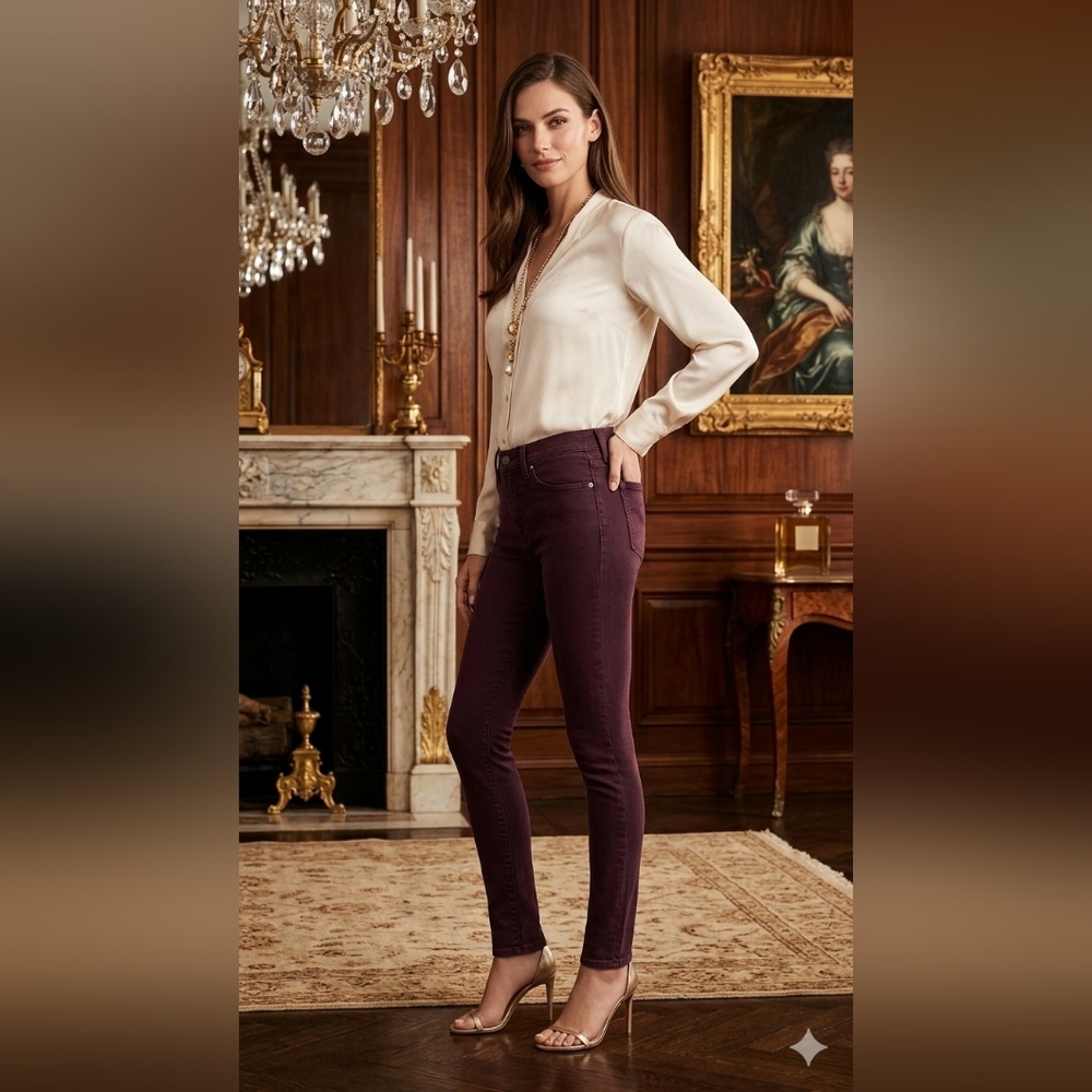 🎀Levi's Women's Dark Burgundy Skinny Jeans